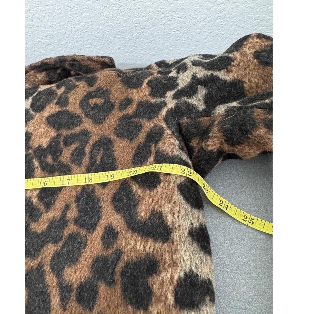 Jaclyn Smith Leopard Print Coat Women's XL – Retro Chic Statement Jacket - Picture 8 of 9
